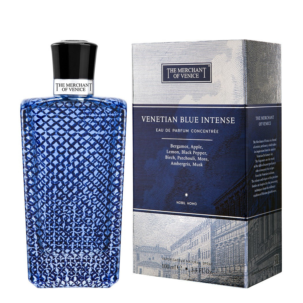 The Merchant Of Venice Nobil Homo Venetian Blue Intense Perfume For Men EDP Concentree 100ml