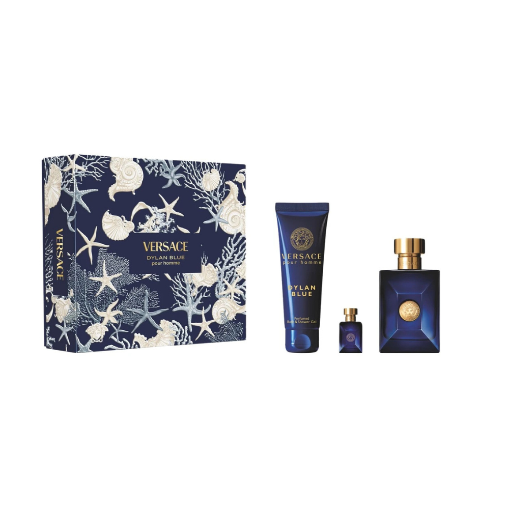 Versace Pour Homme Dylan Blue Gift Set For Men