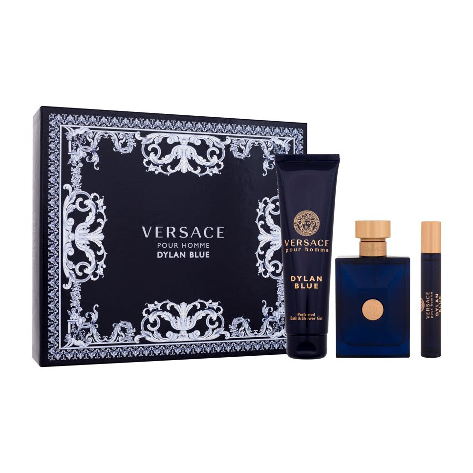 Versace Pour Homme Dylan Blue Gift Set For Men