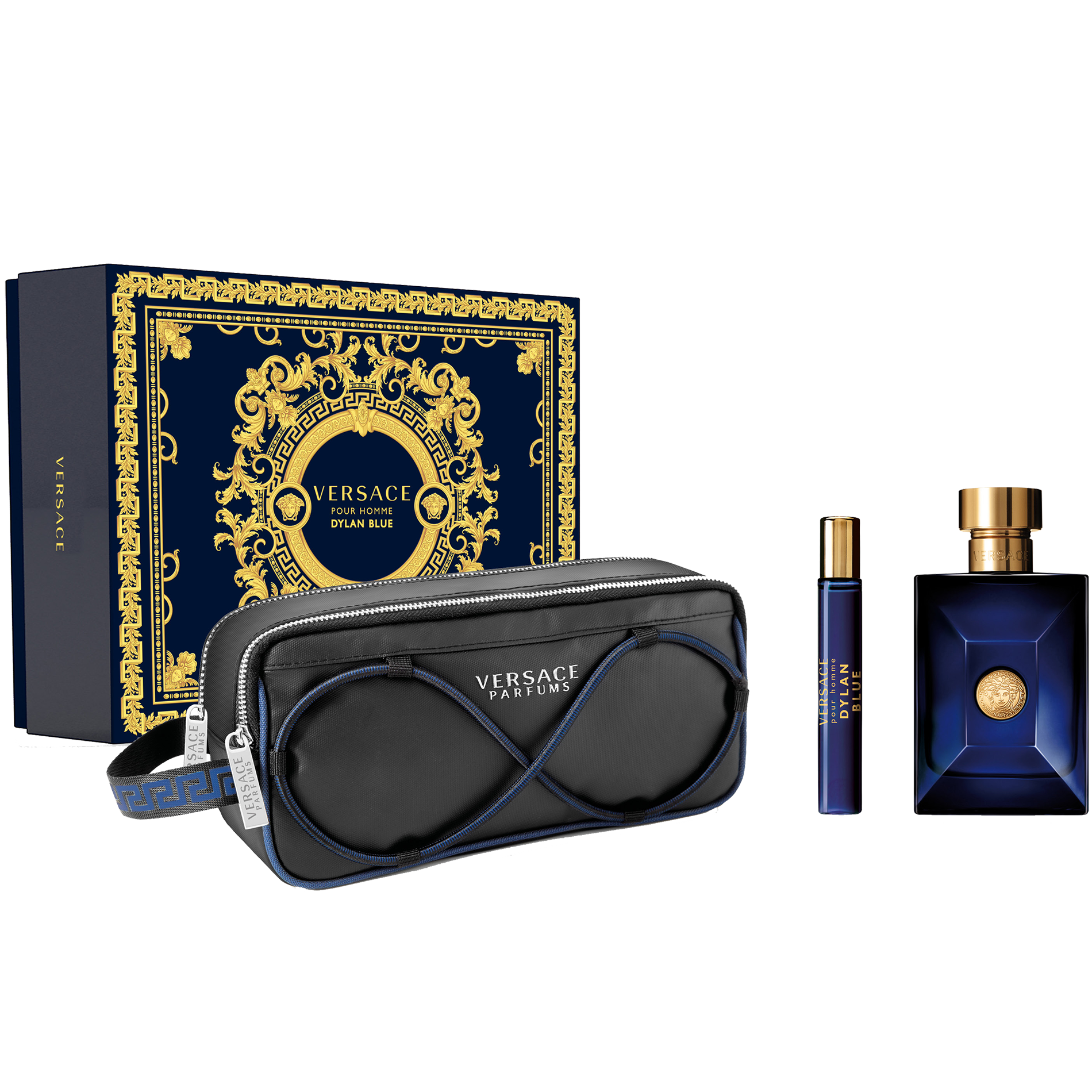 Versace Pour Homme Dylan Blue Gift Set For Men