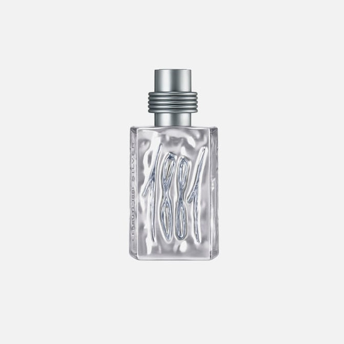 Cerruti 1881 Silver Pour Homme Eau De Toilette For Men - Aromatic Fougere Perfume 50ml