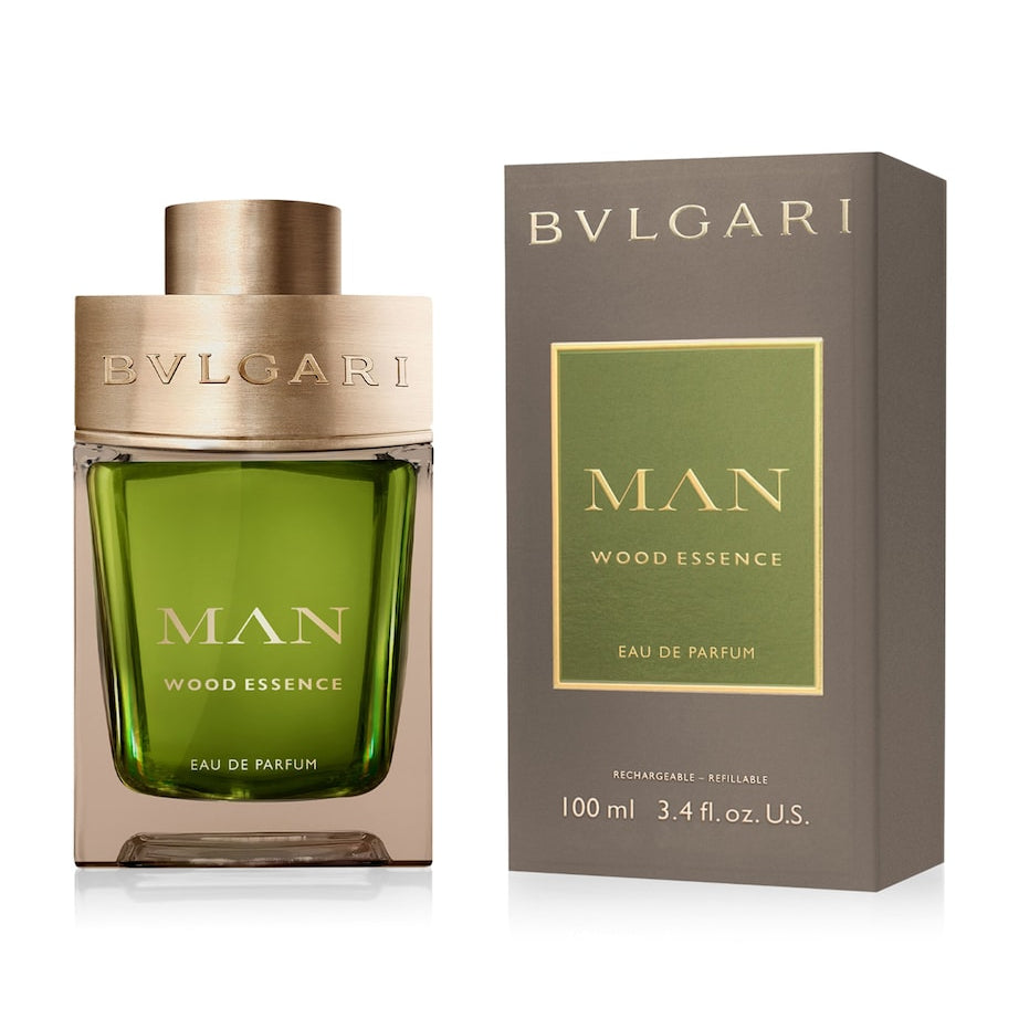 Bvlgari Man Wood Essence Eau De Parfum For Men - Woody fragrance Perfume 100ml Refillable