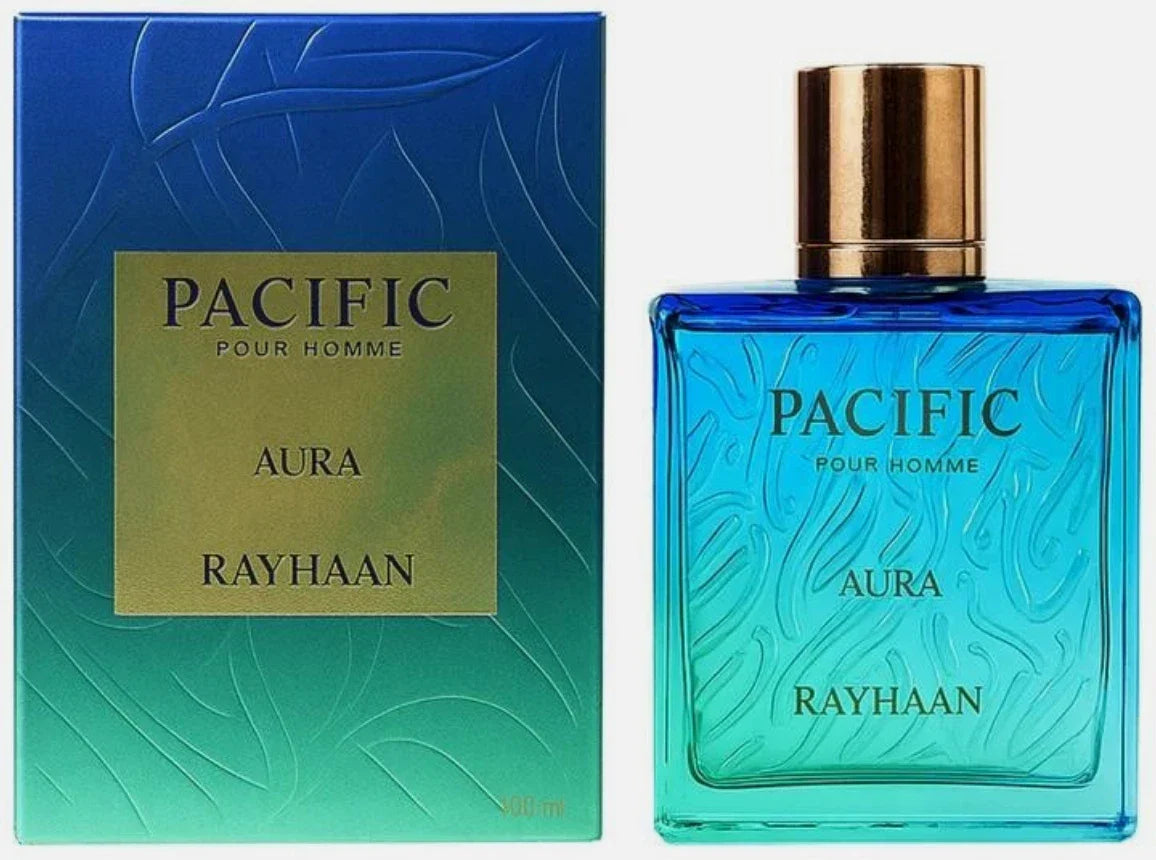 Rayhaan Pacific Aura Edp Unisex Aromatic Aquatic Perfume 100ml