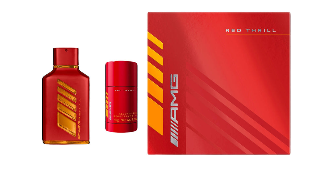 Mercedes Benz Amg Red Thrill Gift Set For Men