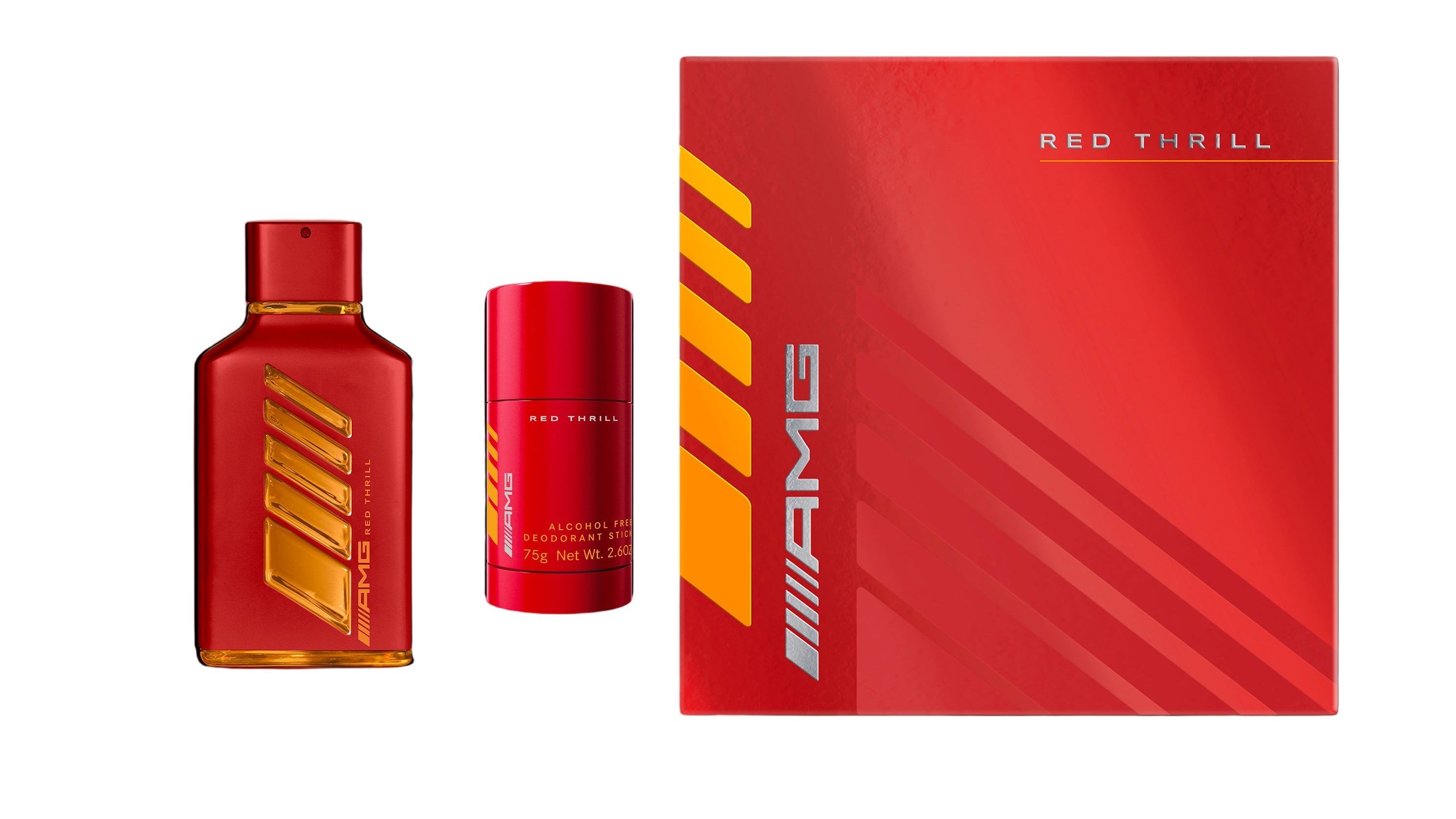 Mercedes Benz Amg Red Thrill Gift Set For Men