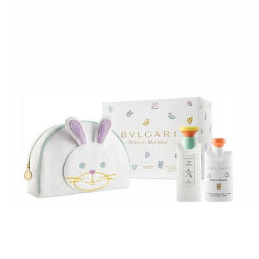 Bvlgari Petits Et Mamans - Eau De Toilette 100ML + 75ML Body Lotion + Toiletry Pouch Set for Women