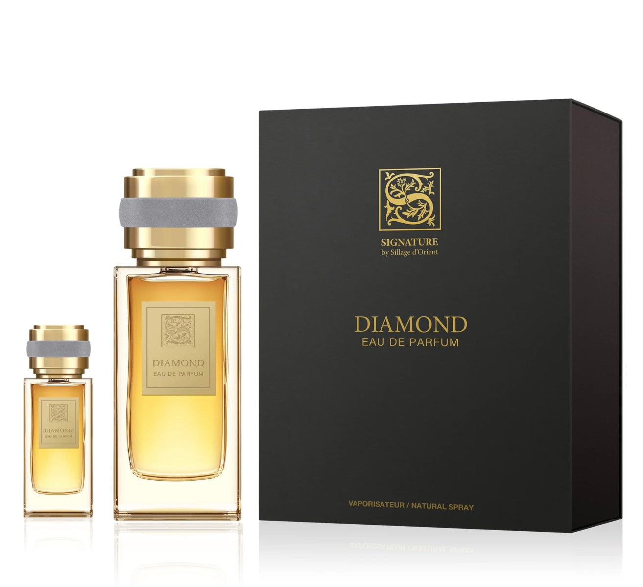Signature Diamond Edp Perfume For Men, 100 ml + 15ml