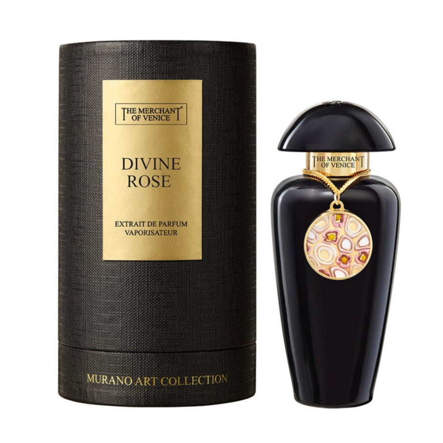 The Merchant Of Venice Murano Art Collection Divine Rose Perfume For Unisex Extrait De Parfum 30ml