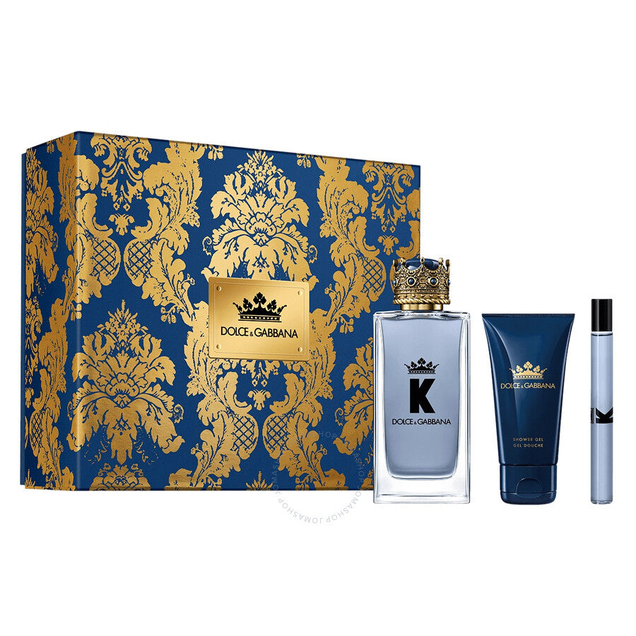 DOLCE & GABBANA K  SET FOR MEN EDT 100 ml + EDT 10 ml + SHOWER GEL 50 ml
