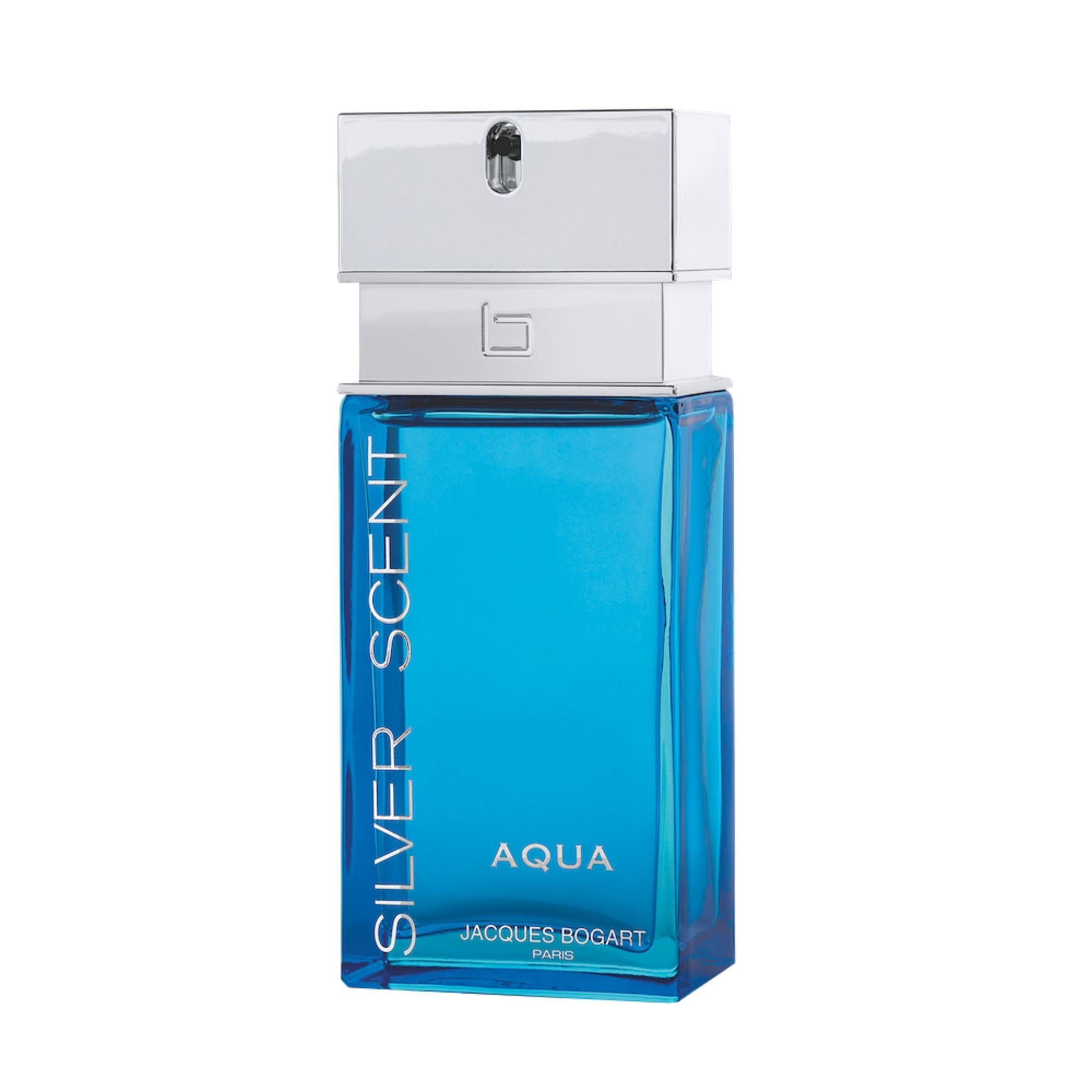 Jacques Bogart Silver Scent Aqua Eau De Parfum For Men - Aromatic Aquatic Perfume 100ml