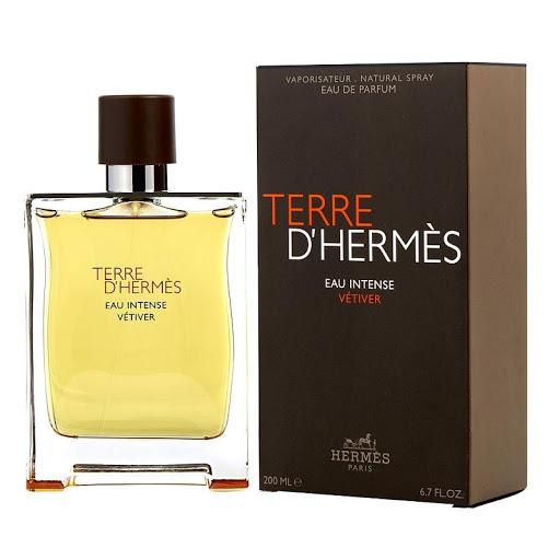 HERMES  TERRE D'HERMES  EAU INTENSE VETIVER FOR MEN EDP 200 ml