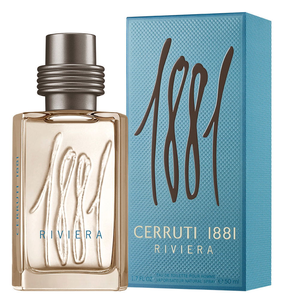 Cerruti 1881 Riviera Pour Homme Eau De Toilette For Men - Floral Woody Musk Perfume 50ml