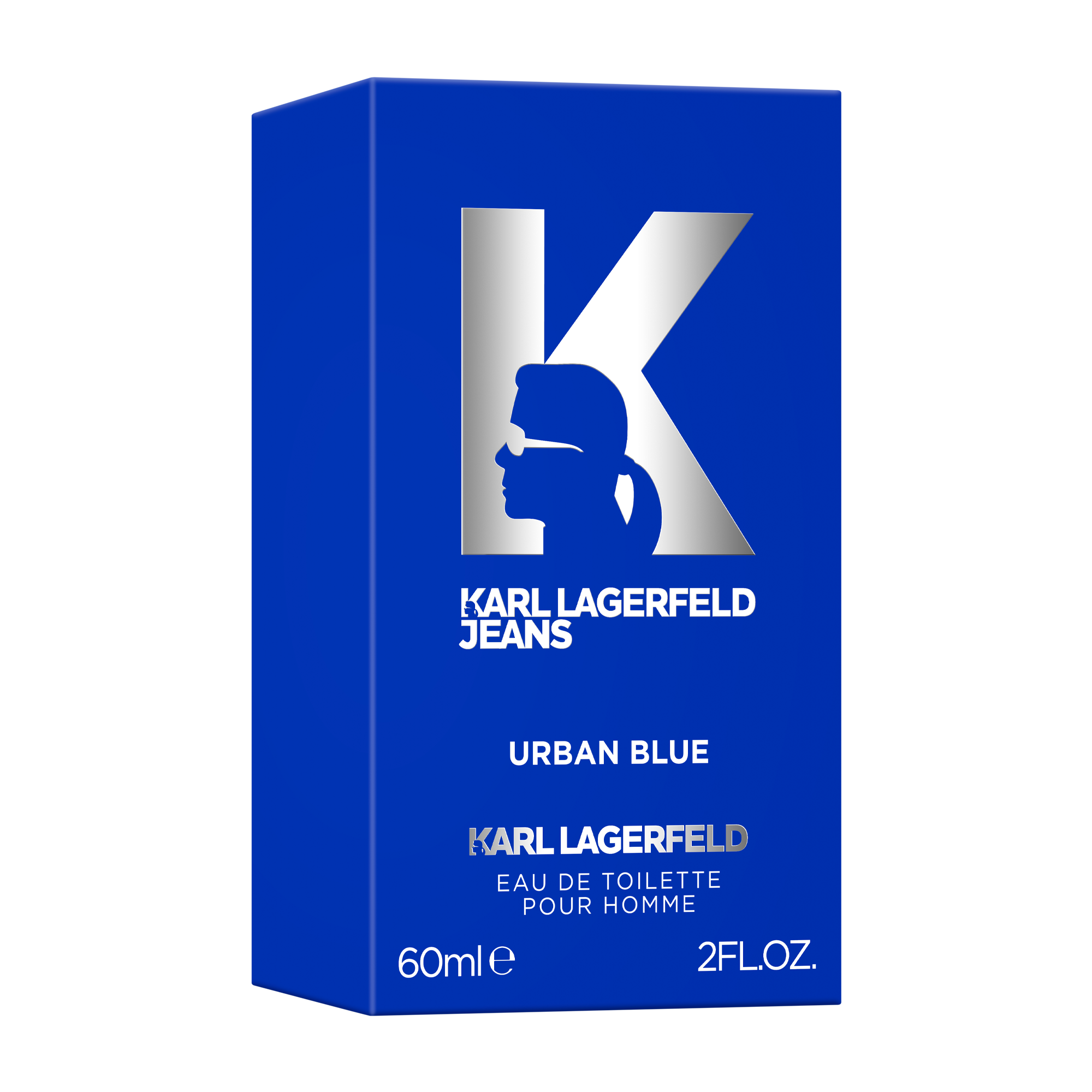 Karl Lagerfeld Jeans Urban Blue Pour Homme Eau De Toilette For Men - Aromatic Aquatic Perfume 60ml