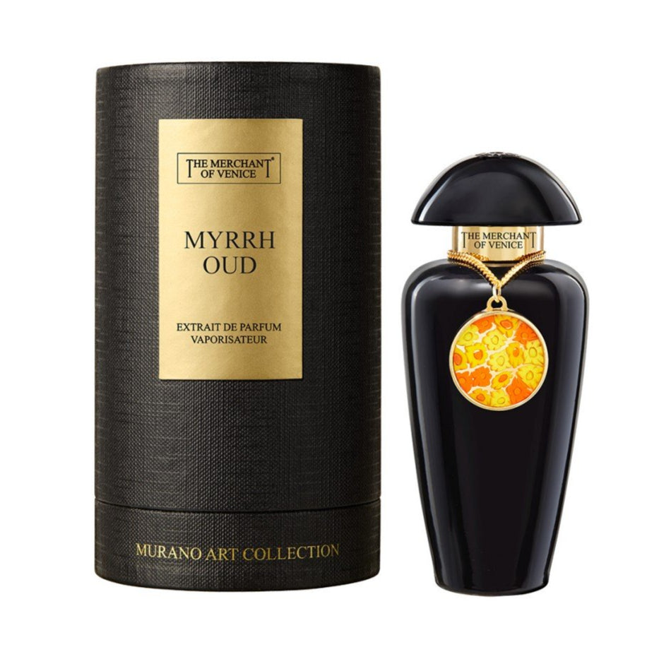 The Merchant Of Venice Murano Art Collection Myrrh Oud Perfume For Unisex Extrait De Parfum 30ml