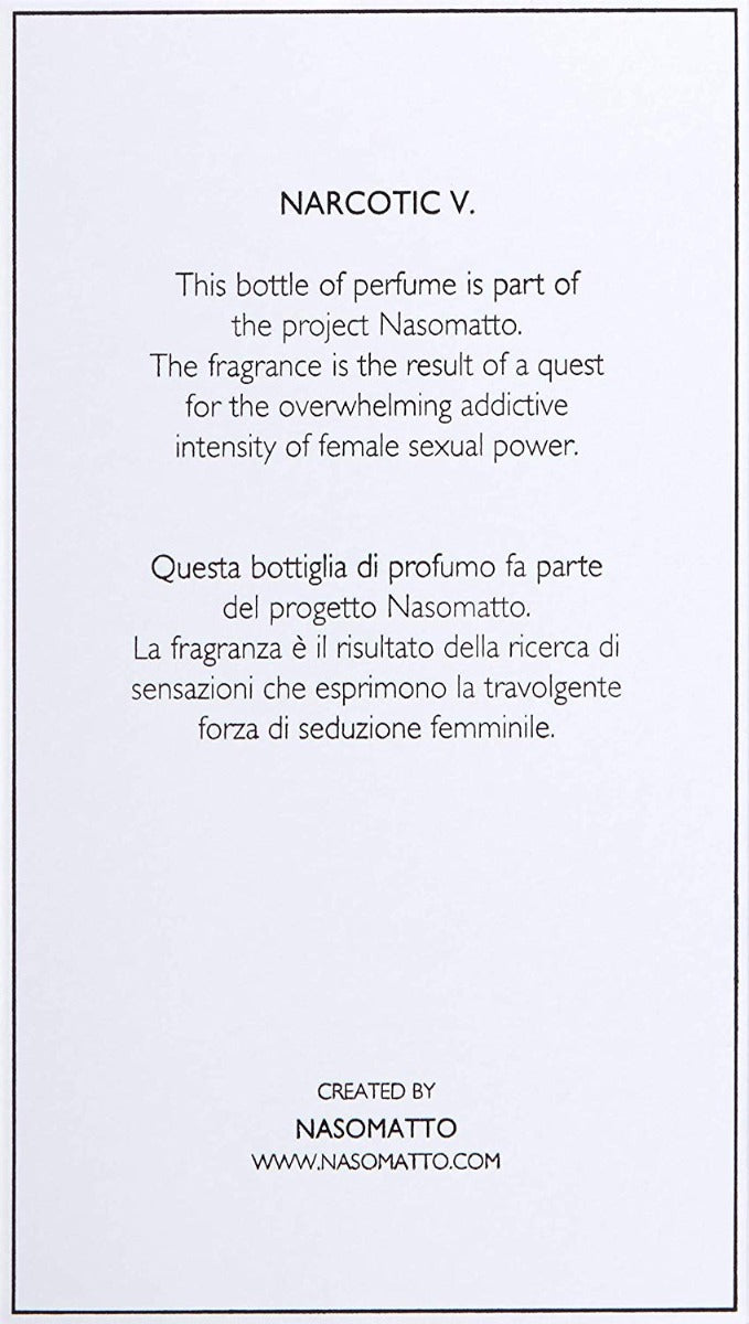 Nasomatto Narcotic Venus Eau De Perfume For Women, 30 ml