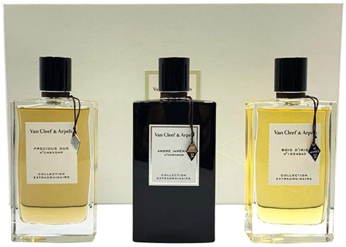 VAN CLEEF & ARPELS COLLECTION EXTRAORDINAIRE EDP 3X75ML(PRECIOUS OUD+AMBRE IMERIAL+BOIS D'IRIS) SET