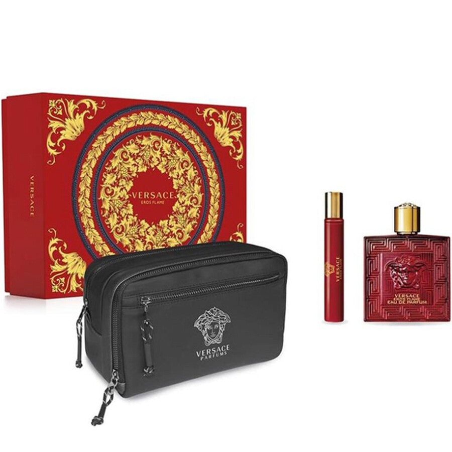 Gift Set By Versace Eros Flame For Men